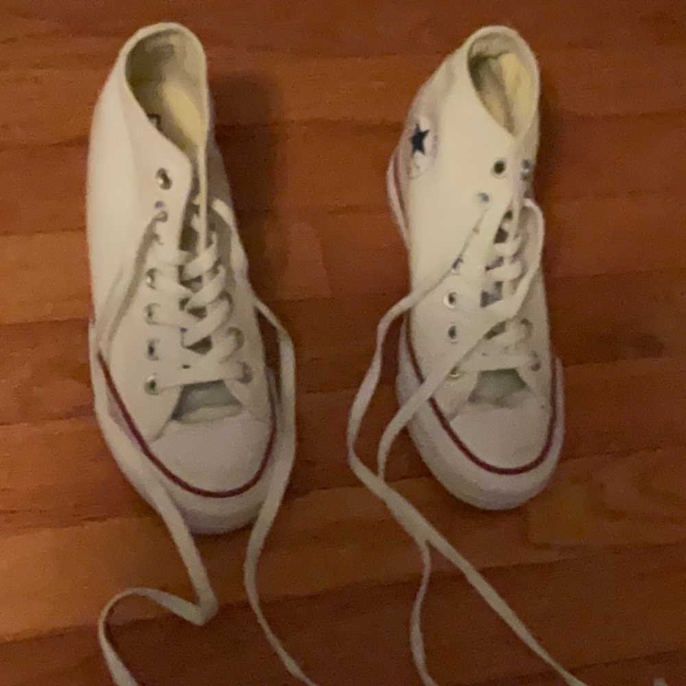 High top converse platform shoe 7